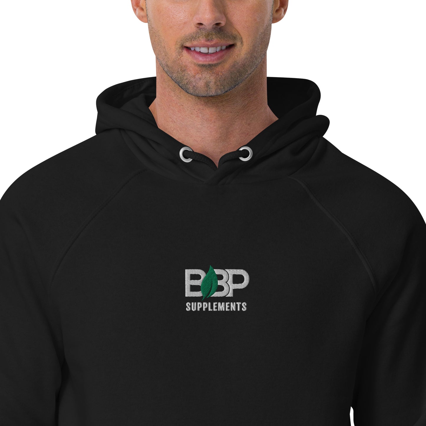 BBP Unisex eco raglan hoodie